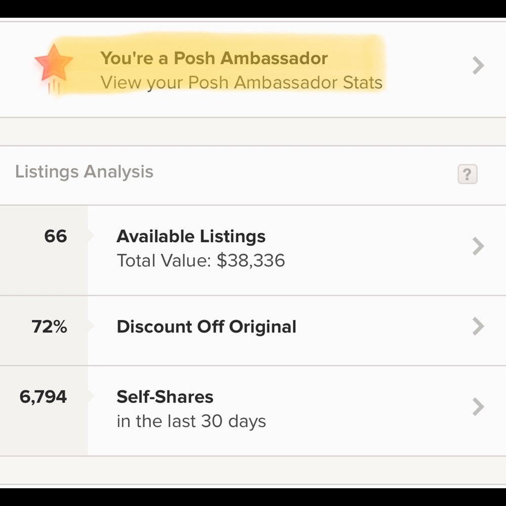 ⭐️Posh Ambassador⭐️